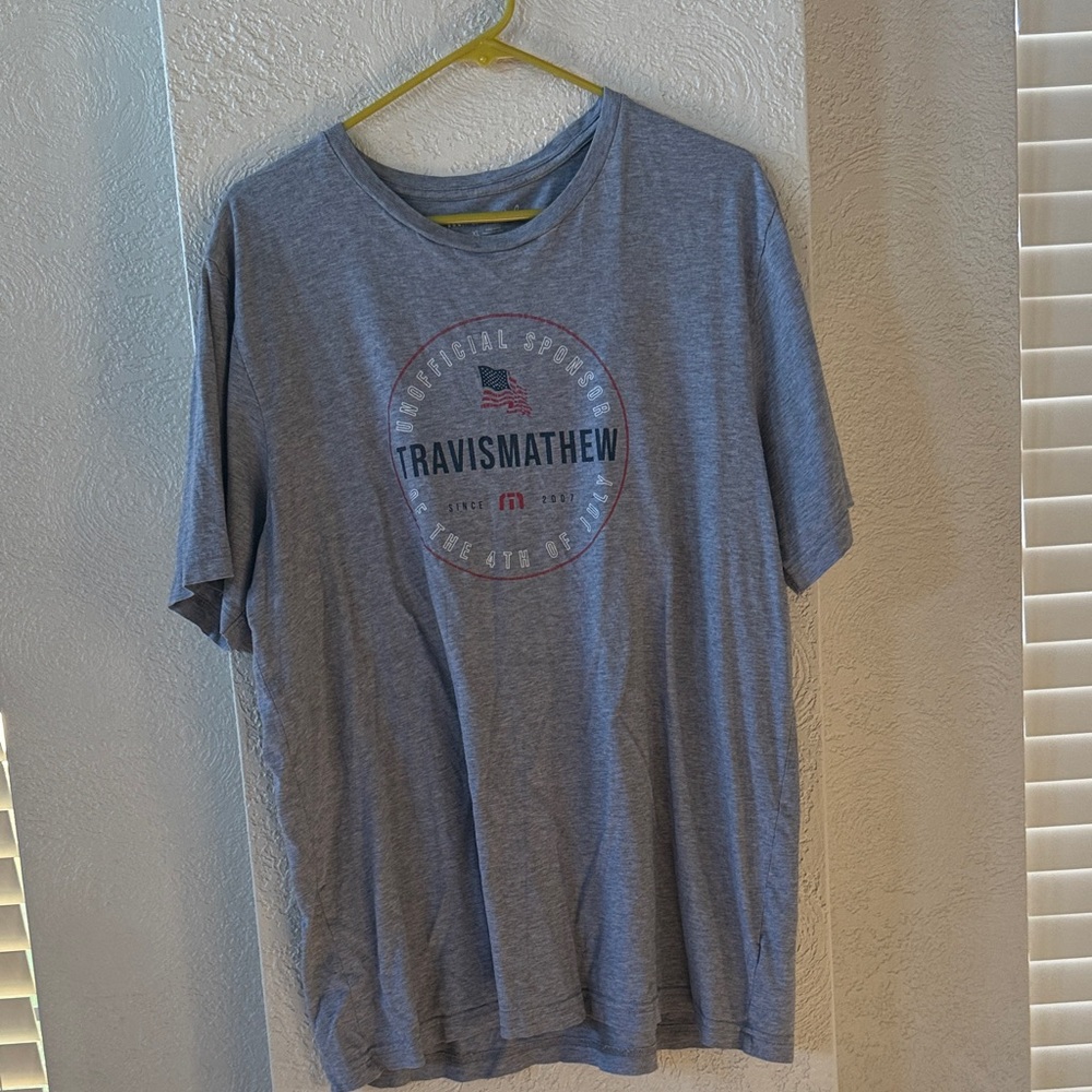Travis Mathew Blue Graphic Tee